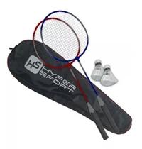 Kit Badminton Hyper Sports 2 Raquetes 2 Petecas - Original