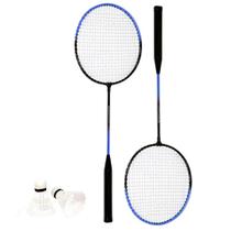 Kit Badminton Raquete e Peteca Redstar