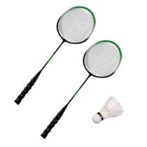 Kit Badminton Starflex 2 Raquetes e 1 Peteca com Raqueteira