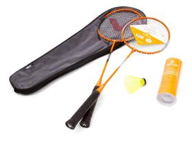 Kit Badminton Vollo 2 Raq. 3 Petecas De Nylon Vb002