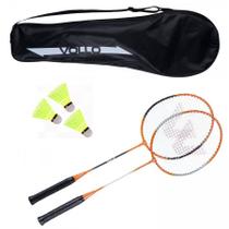 Kit Badminton Vollo com 2 Raquetes 3 Petecas Kit Badminton Vollo com 2 Raquetes 3 Petecas