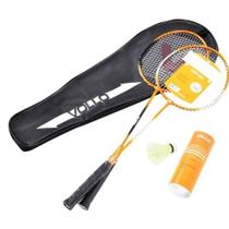 Kit Badminton Vollo Vb002 2 Raq 3 Pet Bolsa