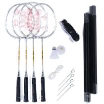 Kit Badminton Yonex GR-303 com 4 Raquetes e 2 Petecas Kit Badminton Yonex GR-303 com 4 Raquetes e 2 Petecas