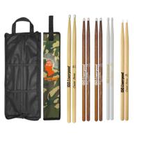 Kit Bag Com02 + Set De Baquetas 5 Pares Liverpool