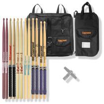 Kit Bag Premium Bag 02P + Set De Baquetas 6 Pares Liverpool