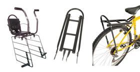 Kit Bagageiro Al-117 + Cadeirinha Bicicleta Para Bagageiro Al-17 Kit Bagageiro Al-117 + Cadeirinha Bicicleta Para Bagageiro Al-17