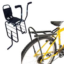 Kit Bagageiro AL117 Mais Cadeirinha Bicicleta Para Bagageiro AL17 Altmayer Kit Bagageiro AL117 Mais Cadeirinha Bicicleta Para Bagageiro AL17 Altmayer