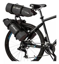 Kit Bagageiro Traseiro Full + 3 Bolsas 12l Impermeáveis Preto