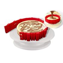 Kit Bailarina Giratória De Bolo E Molde Forma De Silicone Kit Bailarina Giratória De Bolo E Molde Forma De Silicone