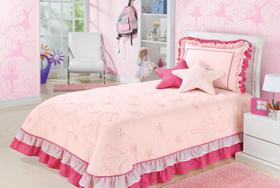 Kit bailarina solteiro 4 peas - pink