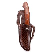 Kit Bainha Em Couro Com Faca Skinner Atrevidu's Country