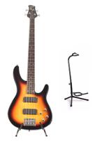 Kit Baixo Land Elétrico 3 Tone Sunburst L-B3-4 3Ts+Acessório