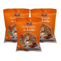 Kit Bala Caramelo De Leite Diet - Hué 3 Unidades 100g Kit Bala Caramelo De Leite Diet - Hué 3 Unidades 100g