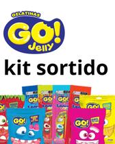 Kit Bala Go Jelly GELATINAS e TUBES Sortido 15g Kit Bala Go Jelly GELATINAS e TUBES Sortido 15g