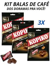 Kit bala kopiko café doramas coreanos com 3 pacotes