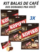 Kit bala kopiko cappuccino doramas coreanos com 3 pacotes