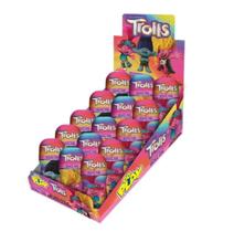 Kit Bala Liquida Riclan Rollon Trolls Morango 15x30ml
