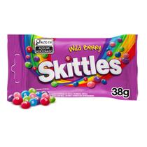Kit Bala Skittles Wild Berry 10 Unidades De 38g