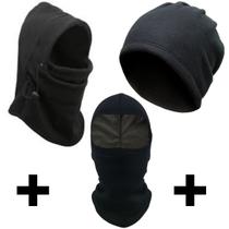 Kit Balaclava Frio Intenso Gola Soft Toca Ninja Segunda Pele