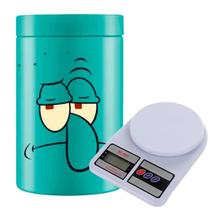 Kit Balança de Cozinha Até 10 kg + Pote de Mantimentos Lula Molusco Kit Balança de Cozinha Até 10 kg + Pote de Mantimentos Lula Molusco