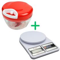 Kit Balança Digital De Precisão 10kg E Processador 3 Laminas - KLOC