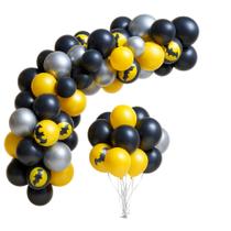 Kit Balão Bexiga Morcego Bat Decoração de Aniversario Menino Baloes para Festa Bexigas Arco Desconstruido Organico Kit Balão Bexiga Morcego Bat Decoração de Aniversario Menino Baloes para Festa Bexigas Arco Desconstruido Organico