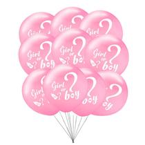 Kit Balão Chá Revelação Rosa Menina 10Un