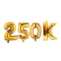 Kit Balão Metalizado Grande Followers Instagram TikTok 250K Kit Balão Metalizado Grande Followers Instagram TikTok 250K