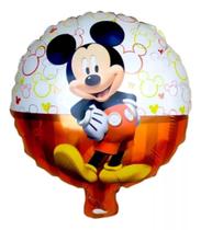 Kit Balão Metalizado Mickey 22Cm Com 15 Unidades