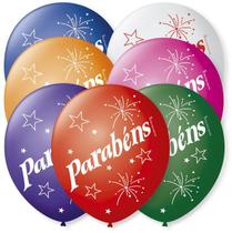 Kit Balão São Roque N9 Com 25 Unidades - Parabéns Kit Balão São Roque N9 Com 25 Unidades - Parabéns