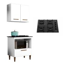 Kit Balcão Cooktop Itatiaia 4 Bocas e Armario Aereo Kit Balcão Cooktop Itatiaia 4 Bocas e Armario Aereo