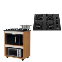 Kit Balcão Cooktop Turim com Fogão Cooktop 4 Bocas Itatiaia Kit Balcão Cooktop Turim com Fogão Cooktop 4 Bocas Itatiaia