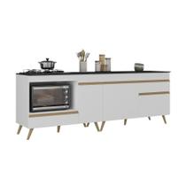 Kit Balcão Cozinha para Cooktop/Forno 105cm e Balcão 120cm Veneza Multimóveis MP2289 Kit Balcão Cozinha para Cooktop/Forno 105cm e Balcão 120cm Veneza Multimóveis MP2289