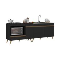 Kit Balcão Cozinha para Cooktop/Forno 105cm e Gabinete Pia 120cm Veneza Multimóveis MP2290 Kit Balcão Cozinha para Cooktop/Forno 105cm e Gabinete Pia 120cm Veneza Multimóveis MP2290
