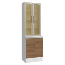 Kit Balcão + Cristaleira 60 cm Smart 100% MDF Madesa