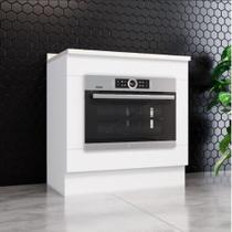 Kit Balcão Forno Henn 80 Cm Com Cooktop Henn 80 Cm Branco/calcare