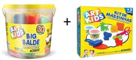 Kit Balde 30 massinhas + Massa para Modelar Kit Balde 30 massinhas + Massa para Modelar