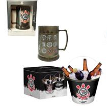 Kit Balde Alumínio Gelo Alça Reforçado +Copo Caneca Gel Kit Balde Alumínio Gelo Alça Reforçado +Copo Caneca Gel