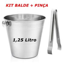 Kit Balde De Gelo 1,25Ml E Pegador