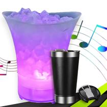 Kit Balde De Gelo 5L C/ Caixa de Som + Copo Térmico 500ml C/ Abridor 957 Kit Balde De Gelo 5L C/ Caixa de Som + Copo Térmico 500ml C/ Abridor 957