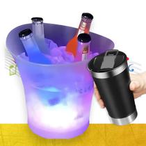 Kit Balde De Gelo 5L C/ Caixa de Som + Copo Térmico 500ml C/ Abridor 957 Kit Balde De Gelo 5L C/ Caixa de Som + Copo Térmico 500ml C/ Abridor 957