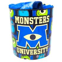 Kit Balde de Pipoca 5L Manta Monstros S.A. Mike Wazowski James P. Sullivan Série Filme Cinema Presente Inverno Frio Colecionável - Kit Balde de Pipoca 5L Manta Monstros S.A. Mike Wazowski James P. Sullivan Série Filme Cinema Presente Inverno Frio Colecionável -