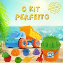 Kit Balde de Praia Areia E Caminhão Caçamba