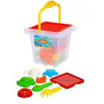 Kit Balde de Praia Areia Infantil Menino e Menina Brinquedo Kit Balde de Praia Areia Infantil Menino e Menina Brinquedo