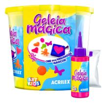 Kit Balde Divertido de Geleia Magica 4 Cores Premium