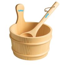 Kit balde e concha para sauna seca - sodramar Kit balde e concha para sauna seca - sodramar