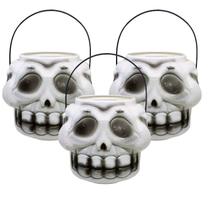 kit Baldinho Crânio Grande Com 3 Unidades