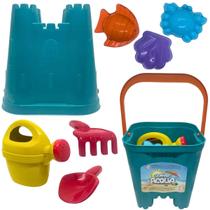 Kit Baldinho De Praia Castelinho Balde Brinquedo Infantil