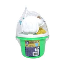 Kit Baldinho de Praia com 8 Peças Cores Sortidas Bel Kit Baldinho de Praia com 8 Peças Cores Sortidas Bel