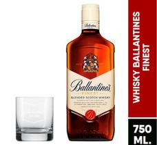 KIt Ballantines Finest 750ml + Copo de Vidro Personalizado KIt Ballantines Finest 750ml + Copo de Vidro Personalizado